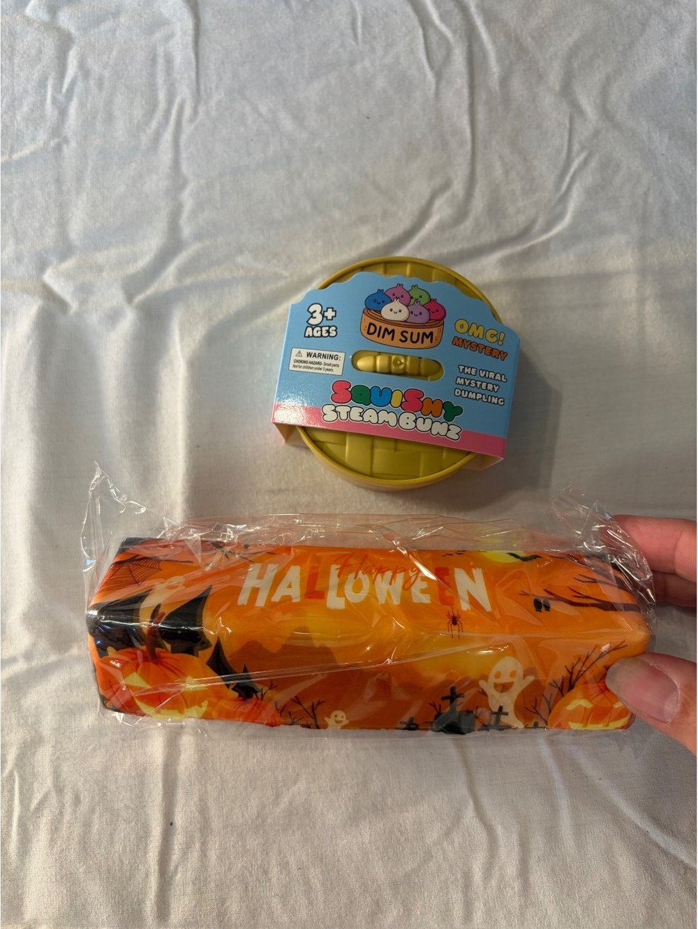 Squish butter & Steam Bunz Halloween Edition Squishy Toy Set